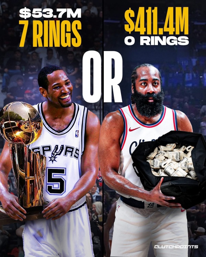 Horry:我愿意为Money Harden赚取4枚戒指 但我仍然喜欢赢得冠军的事实